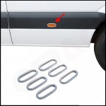 Omtec Nerez kryty bočních výstražných světel MB Sprinter, VW Crafter 2006-2018 ()