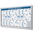 Jansen Display Venkovní vitrína typu T určená pro 27xA4, LED osvětlení, 2125 x 1167 mm – Hledejceny.cz