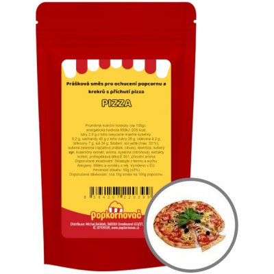 Popkornovač.cz Příchuť na popcorn Pizza 50 g – Zboží Dáma