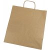 Nákupní taška a košík Papírová taška 33x32x16cm hnědá