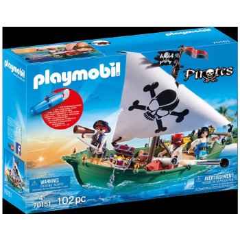 Playmobil 70151 Pirátská loď s motorem od 904 Kč - Heureka.cz