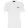 Pánské Tričko Boss x Matteo Berrettini Polo Shirt With Boomber Style Collar white