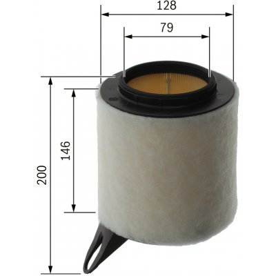 Vzduchový filtr BOSCH F 026 400 018 (F026400018) – Hledejceny.cz