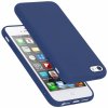 Pouzdro a kryt na mobilní telefon Apple Cadorabo pouzdro pro Apple iPhone 5 v barvě LIQUID Modrá Pouzdro na mobilní telefon z pružného silikonového krytu TPU Ultra Slim Soft Back Cover Case Bumper