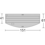 Juwel Vision 450 LED akvarijní set bílý 151 x 61 x 64 cm 450 l – Sleviste.cz