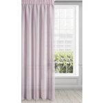 Dekorační vzorovaná záclona s řasící páskou BAIRA růžová 140x270 cm (cena za 1 kus) MyBestHome – Zboží Mobilmania