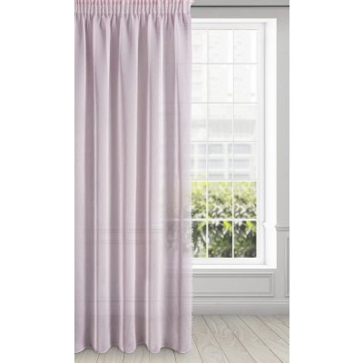 Dekorační vzorovaná záclona s řasící páskou BAIRA růžová 140x270 cm (cena za 1 kus) MyBestHome – Zboží Mobilmania