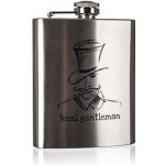 Placatka BANQUET nerezová AKCENT Real gentleman 12,2 x 9,2 x 2,2 cm – Zboží Dáma