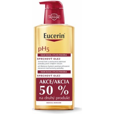 Eucerin Ph5 Relipidační sprchový olej 2 x 400 ml dárková sada – Hledejceny.cz