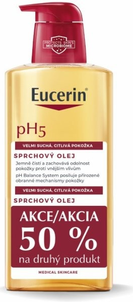 Eucerin Ph5 Relipidační sprchový olej 2 x 400 ml dárková sada