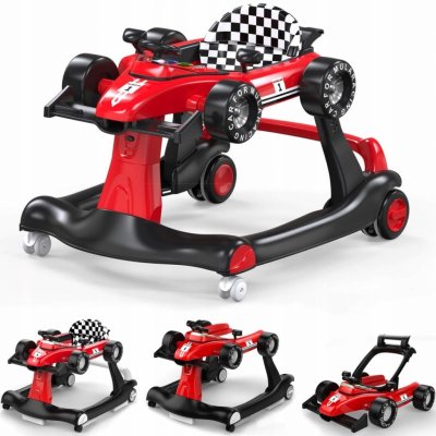 SUN BABY Chodítko Formule 1 3v1 Červené – Zboží Dáma