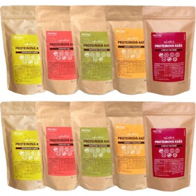 Diet Plan proteinová kaše 3000 g – Zboží Dáma