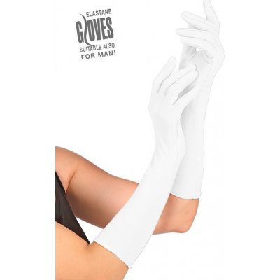 Rukavice bílé střední 40 cm 96279 – Hledejceny.cz