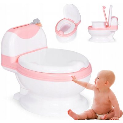 Ecotoys dětský nočník růžovo-bílý – Zbozi.Blesk.cz