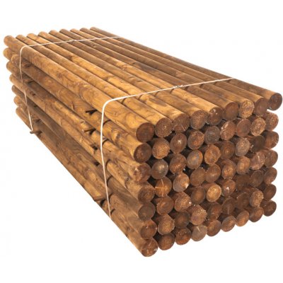 Dřevěná kulatina - dl. 250 cm, prům. 10 cm – Sleviste.cz