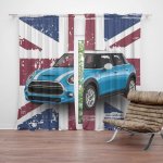 Sablio Závěs Mini sedan Britská vlajka: 2ks 140x250cm – Hledejceny.cz