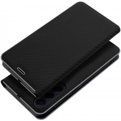 Pouzdro Forcell Luna Book Carbon HUAWEI Y6 2019 černé – Zboží Živě