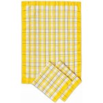 Sleep-well TRADIČNÍ KÁRO 50 x 70 cm ŽLUTÁ 3 ks – Zbozi.Blesk.cz