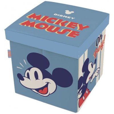Arditex Úložný box s víkem 2v1 MICKEY MOUSE WD14433 – Zboží Mobilmania