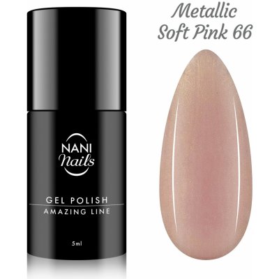 NANI Gel lak Amazing line Metallic Soft Pink 5 ml – Zboží Dáma