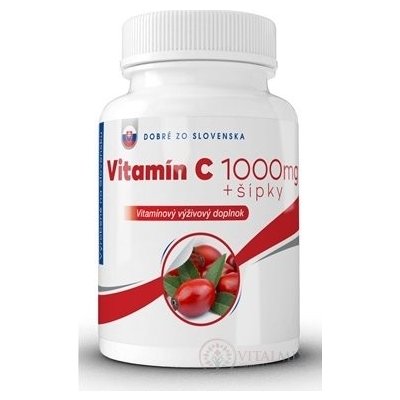 Dobré z CZ Vitamin C 1000 mg + šipky 100 tablet – Hledejceny.cz