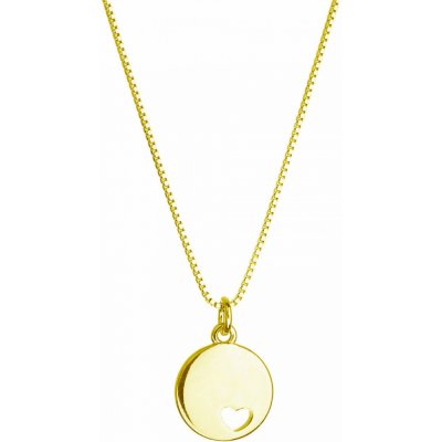 Pavona Pozlacený s přívěskem placička se srdíčkem 62006 – Hledejceny.cz