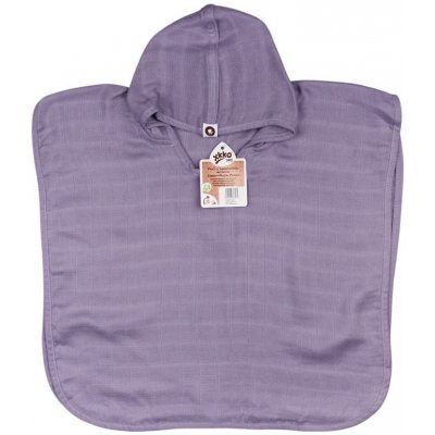 Kikko Bambusové mušelínové pončo 2 Colours Lavender Aura – Sleviste.cz