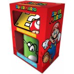 CurePink Dárkový set Super Mario: Yoshi hrnek přívěsek tácek hrnku GP85205 315 ml – Hledejceny.cz