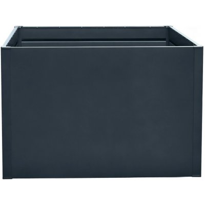 Floraworld Vyvýšený záhon Twin-Wall S, antracitová, 90 x 90 x 76 cm – Hledejceny.cz