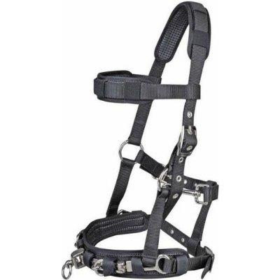 HKM Lonžovací obnosek Nylon black – Zboží Mobilmania