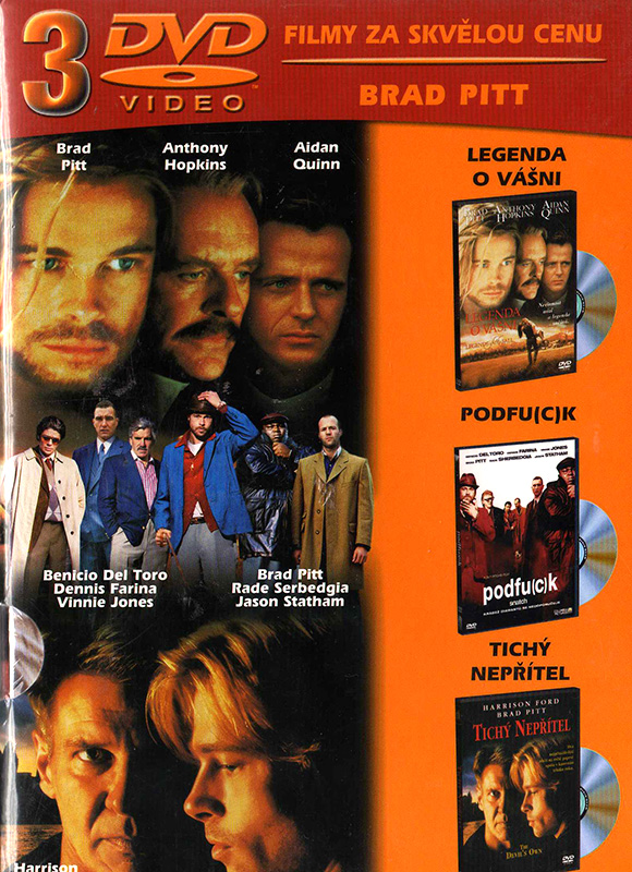 Trója / podivuhodný případ benjamina buttona / dannyho parťáci DVD