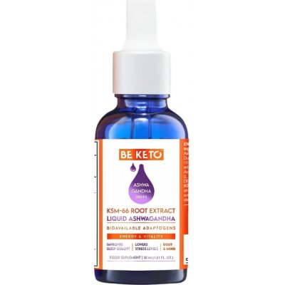 BeKeto Ashwagandha KSM-66 kapky 30 ml – Hledejceny.cz