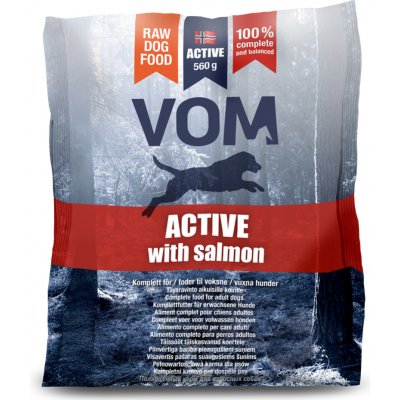 VOM og Hundemat Active s lososem mražené BARF nugety 0,56 kg – Hledejceny.cz