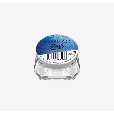 SemiFlash prášek na nehty Holo blue 691 – Hledejceny.cz