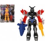 Teddies Transformer bojovník/robot plast 4 barvy na kartě – Sleviste.cz