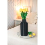 Fiedler Design VÁZA BOTTIGLIA - Jednobarevná, černá, velikost M – Hledejceny.cz