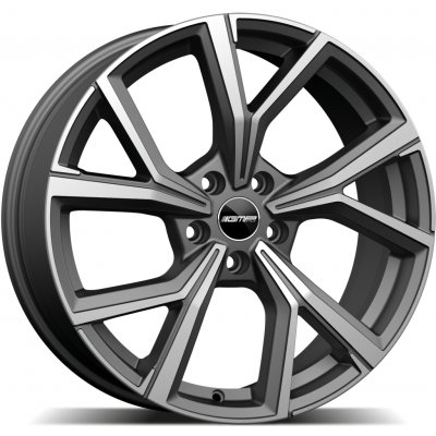 GMP MENTOR 8x18 5x108 ET42 matt anthracite diamond – Hledejceny.cz