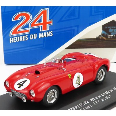 Ixo-models Ferrari 375 Plus 5.0l V12 Spider Team Scuderia Ferrari N 4 Winner 24h Le Mans 1954 Maurice Trintignant Jose Froilan Gonzales Red 1:43 – Hledejceny.cz