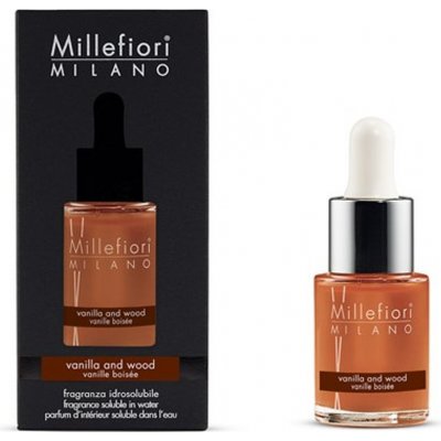 Millefiori Milano vonný olej Vanilla and Wood Vanilka a dřevo 15 ml – Hledejceny.cz