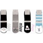Sockwear Žinylkové ponožky zvířátka s ABS 2 páry – Zbozi.Blesk.cz