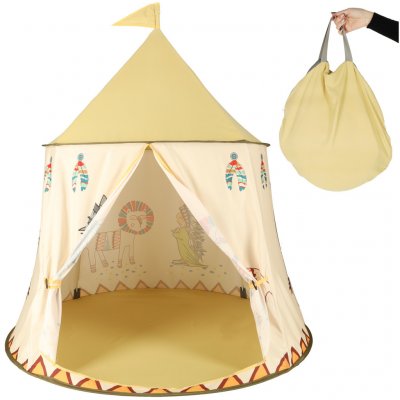 KIK Stan Teepee Wigwam s domečkem na hraní 110 cm KX7933 – Zboží Mobilmania