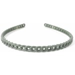 Plastová čelenka jako řetízek zeleno-šedá – Zboží Dáma