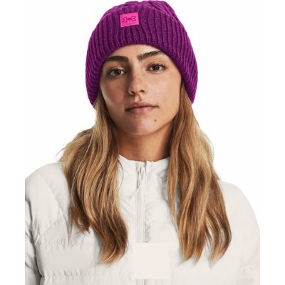 Under Armour Halftime Cable Knit Beanie magenta – Sleviste.cz
