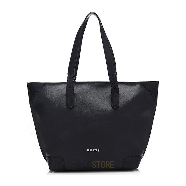 Kabelka Guess Kalliope leather shopper black