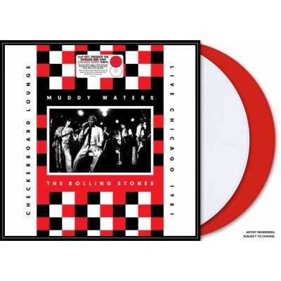 Waters Muddy & The Rolling Stones - Live At The Checkerboard Lounge Chicago 1981 - Opaque Red & White LP – Zbozi.Blesk.cz