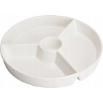 Talíř DĚLENÝ na chuťovky, předkrmy, zeleninu, sýry, uzeniny, servírovací tác 26 cm – Sleviste.cz