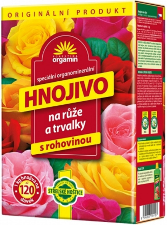 Forestina Biominerální hnojivo pro růže a trvalky Orgamin 1 kg