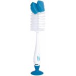 Canpol babies kartáč na čištění lahví a dudlíků s přísavkou zelená bílá – Zboží Mobilmania