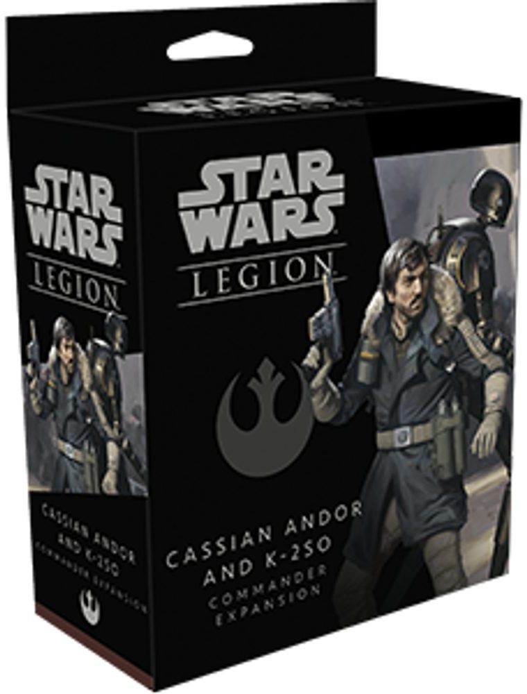 FFG Star Wars Legion Cassian Andor and K-2SO