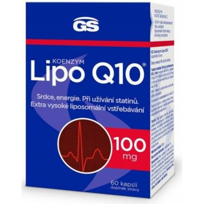 GS Koenzym Lipo Q10 100 mg 60 kapslí – Zboží Dáma